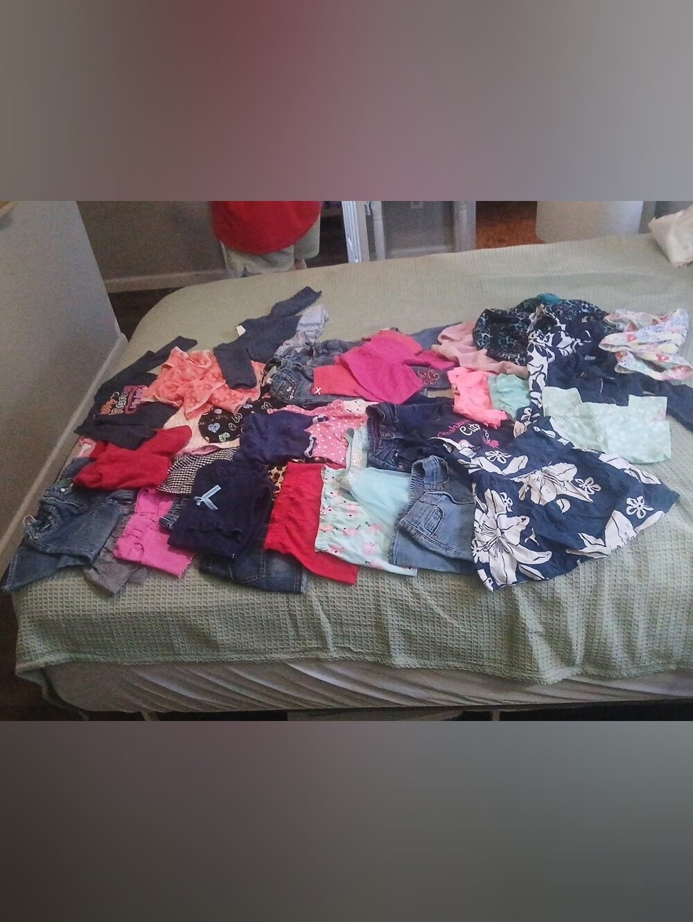 Mixed Girls' Tops & Shirts Bundle - Pink, Navy, Coral, Light Blue